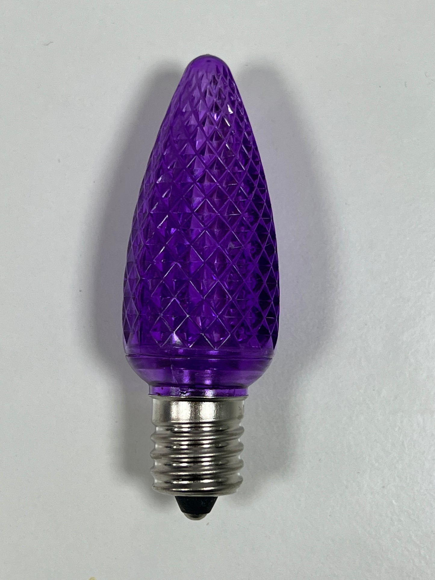 Faceted C9 LED lights