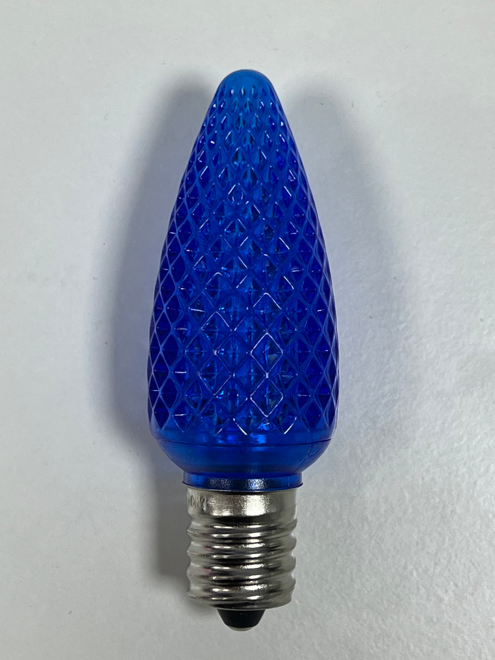 Faceted C9 LED lights
