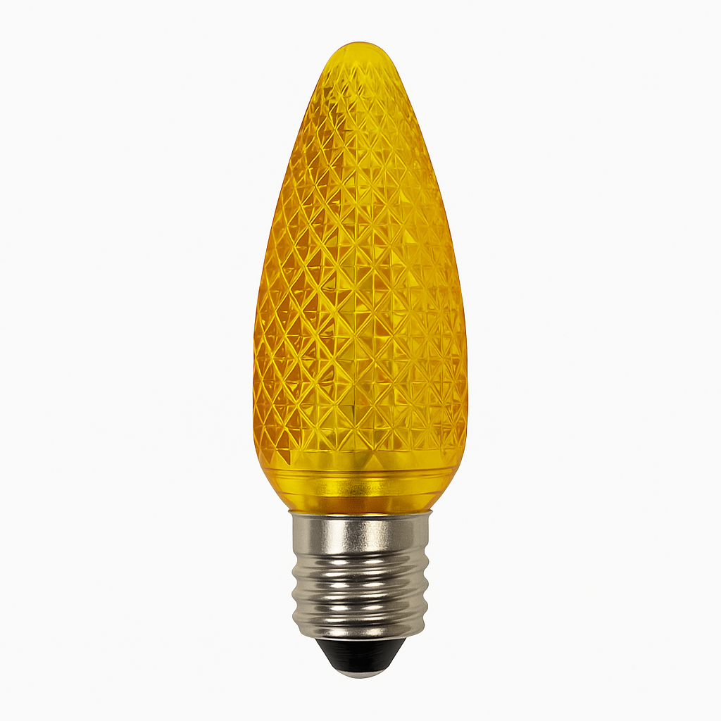 C9 LED Faceted Bulbs - Shatterproof - 25 Pack